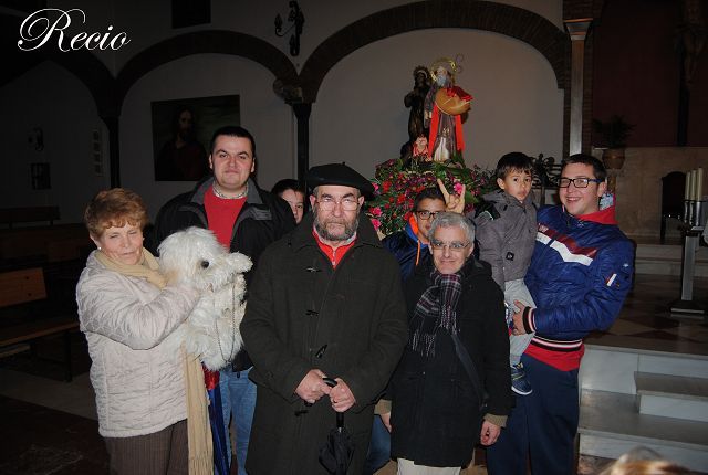Instantes antes de la procesión.